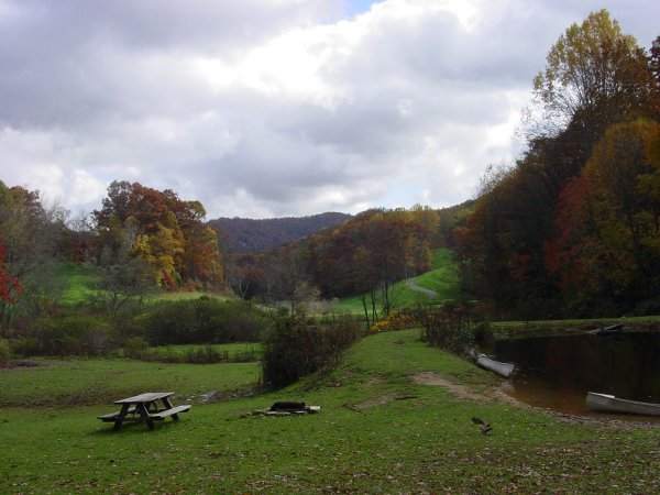 Remote Valley Campsite near Maggie Valley NC